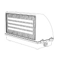 Outdoor High-Output LED Wall Pack Light 120W